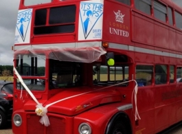 Classic London Wedding Bus in Ashford